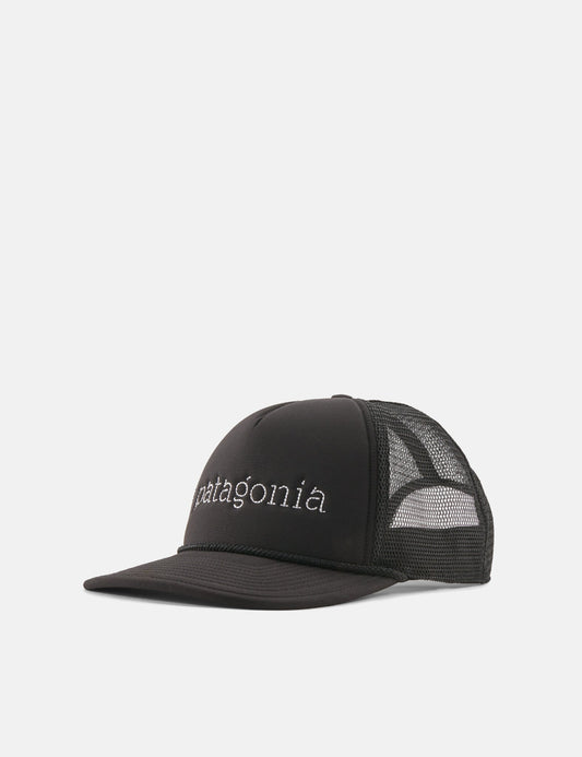 Pata Broadcaster Strata Text Cap - Black